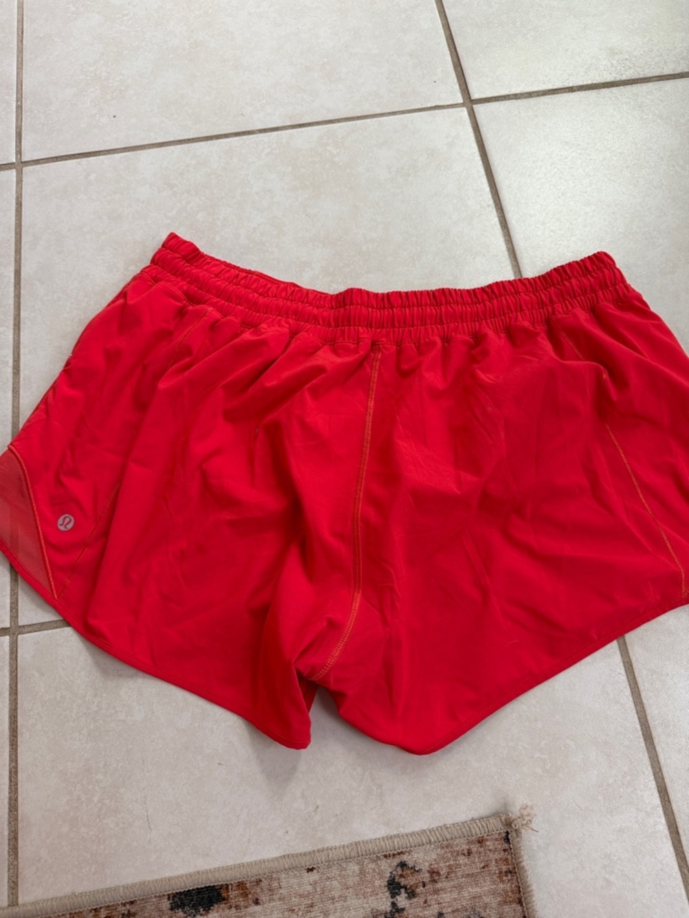 lululemon athletica Red Women's Athletic Shorts - Picture 2 of 4